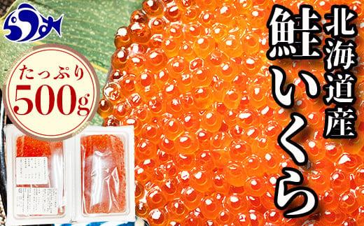 [訳アリ」4年度産 北海道産 いくら(鮭卵)醤油漬け 大容量500g(250g×2パック) ※賞味期限が2024年10月31日まで