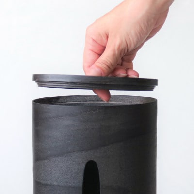 BUNACO　IB-T2392　ティッシュボックスSWINGスリム(ブラック)