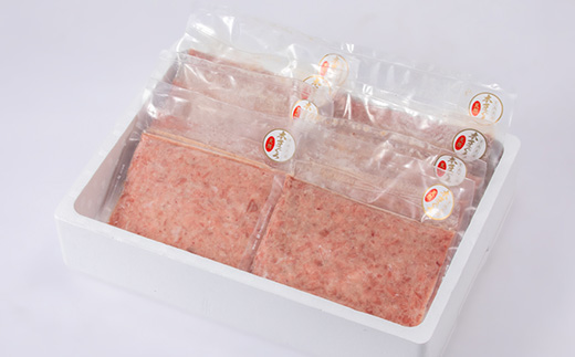 【市場直送!】青森産 天然本マグロ たたき ねぎとろ 計2kg(250g×8P)【配送不可地域：離島】