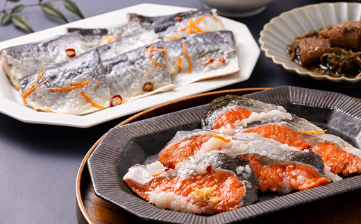 飯寿し 2種・醤油漬 3種セット【配送不可地域：離島】