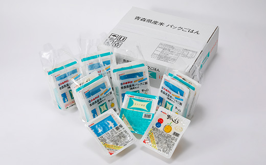 青森県産米パックご飯(180g)3銘柄セット