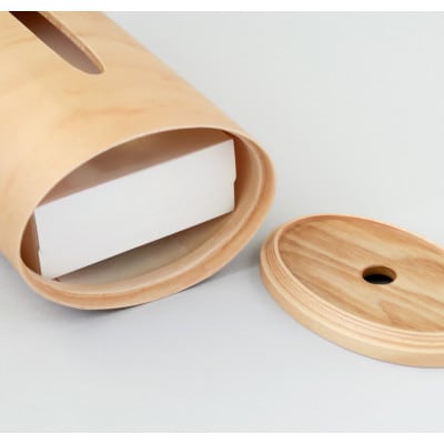 BUNACO　IB-T2391　ティッシュボックスSWINGスリム(ナチュラル)