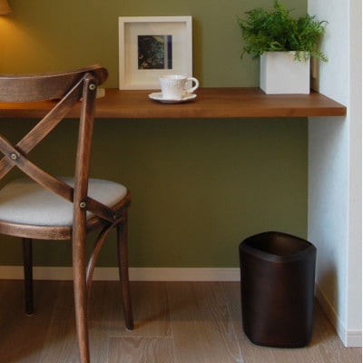 BUNACO　IB-D8216　ダストボックスtwist□　Lサイズ(ダークブラウン)