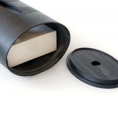 BUNACO　IB-T2392　ティッシュボックスSWINGスリム(ブラック)