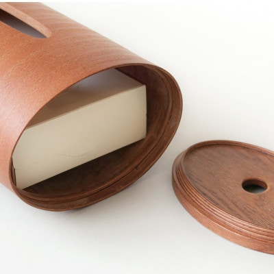 BUNACO　IB-T2397　ティッシュボックスSWINGスリム(キャラメルブラウン)