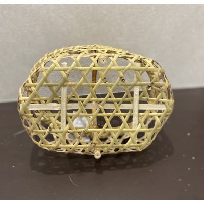 津軽竹籠と水を一滴も使わない丸絞りりんごジュース5本セット