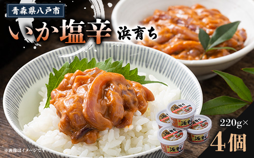 いか塩辛　浜育ち(220g×4)【配送不可地域：離島】