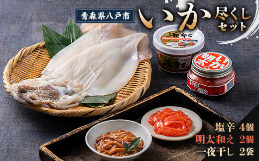 【塩辛 220g×4個・明太子和え 150g×2個・一夜干し 2袋】いか尽くし 3種セット【配送不可地域：離島】