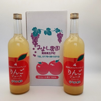 りんごジュース(720ml)2本セット