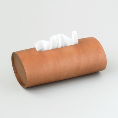 BUNACO　IB-T2397　ティッシュボックスSWINGスリム(キャラメルブラウン)