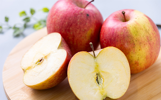 【訳あり】りんご 「葉取らずふじ」 (家庭用)約3kg(9～12個入り)【配送不可地域：離島】