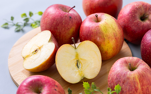 【訳あり】りんご 「葉取らずふじ」 (家庭用)約5kg(14～20個入)【配送不可地域：離島】