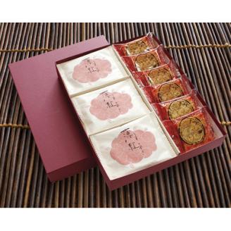 薄紅・たわわ菓子詰合わせ(薄紅9枚、たわわ6個)