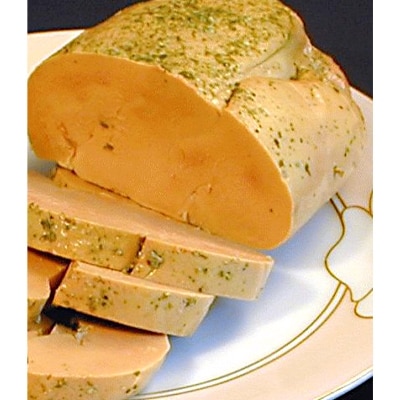 フォアグラスモーク100gと角せんべいセット【配送不可地域：離島】