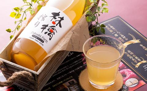 無添加5品種ブレンドりんごジュース　1L×6本