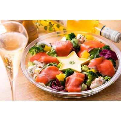 紅鮭燻製スライス(50g×6P)【配送不可地域：離島】