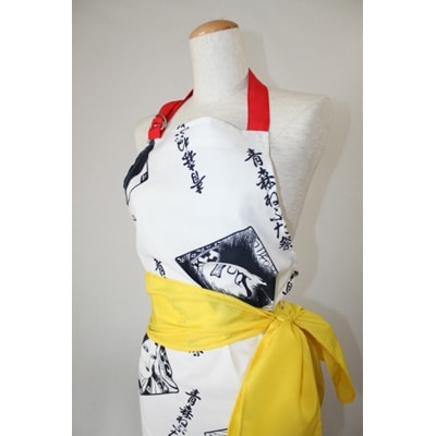 青森県青森市産　青森ねぶた祭　衣装風エプロン　1枚