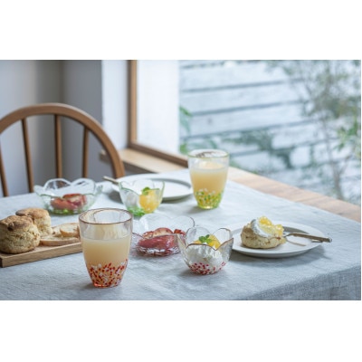 津軽びいどろ あかりんごあおりんごグラスペア