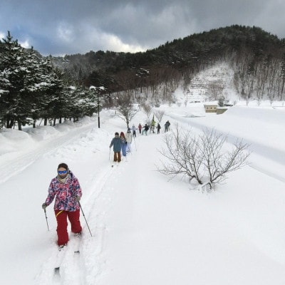 浅虫温泉 ほたる湖 SnowHikeツアー1名様【体験時間:約2時間】