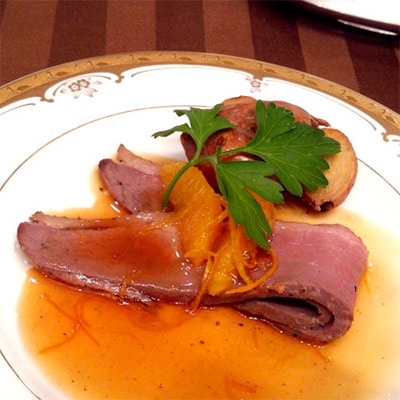 鴨ロースブロック(むね肉)約500g【配送不可地域：離島】