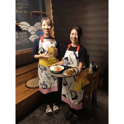 青森県青森市産　青森ねぶた祭　衣装風エプロン　1枚