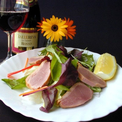 鴨スモーク2個セット(ノーマル＆ブラックペッパー)【配送不可地域：離島】