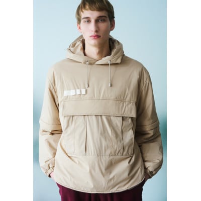 [KAPOK KNOT] カンガルーパーカー UNISEX ベージュ Sサイズ1着 カポック ダウン