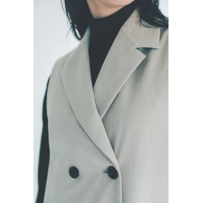 [KAPOK KNOT] カポック ダウン ロングベスト レディース ベージュ S 1着