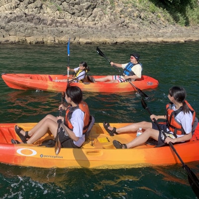 浅虫温泉2人乗りカヤック体験1組(2名)様【体験時間:約1時間】
