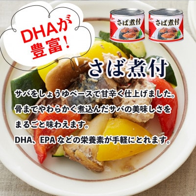 マルハニチロ さば煮付(国産)缶詰 190g×24缶 ふるさと納税