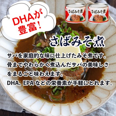 マルハニチロ さばみそ煮付(国産)缶詰 190g×24缶 ふるさと納税