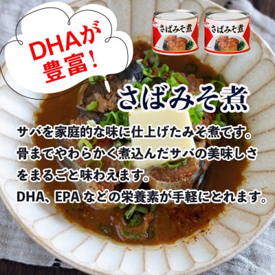 マルハニチロ さばみそ煮(国産)缶詰 190g×12缶 ふるさと納税