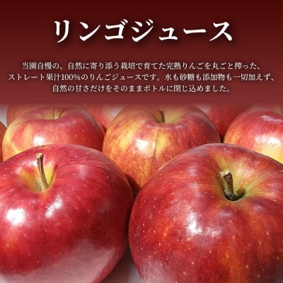【栽培期間中農薬を減らしたりんごを丸ごと使用】リンゴジュース(1L×2本)3セット 青森産 限定生産