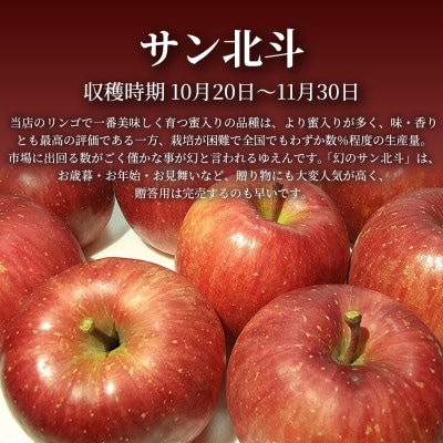 【青森直送 季節の味覚をお届け!】サン北斗(幻のサン北斗)3個入×2箱(贈答用)青森産 産地直送【配送不可地域：離島】