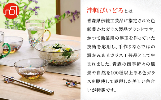 津軽びいどろ 大鉢、小鉢セット