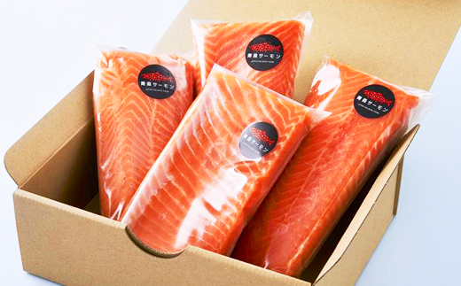 青森サーモン　おさしみセット　約800g【配送不可地域：離島】