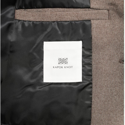 [KAPOK KNOT] チェスターコート UNISEX キャメル  Lサイズ1着 カポック ダウン