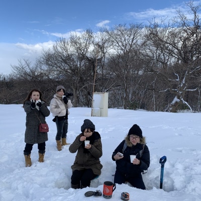 気軽に雪原散策、モヤヒルズSnowHikeツアー1名様【体験時間:約2時間】