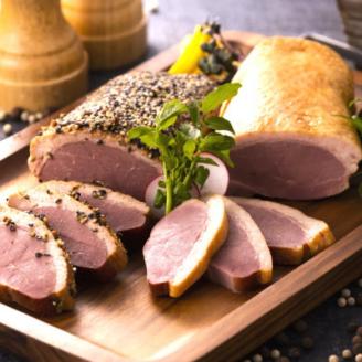 鴨スモーク2個セット(ノーマル＆ブラックペッパー)【配送不可地域：離島】