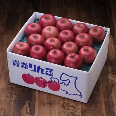 【百年続く青森のりんご農家直送】葉とらずサンふじ　約10kg　贈答用【12月から発送開始】【配送不可地域：離島】