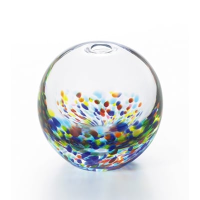 津軽びいどろ まつり一輪挿し