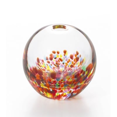 津軽びいどろ はなび一輪挿し