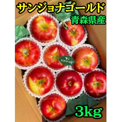 先行受付【青森市産・サンジョナゴールド】約3kg(家庭用)
