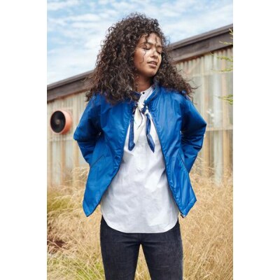 [KAPOK KNOT] カポックダウンライトジャケット　レディース　ブルー　3L　1着