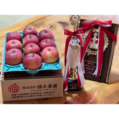 「葉取らず早生ふじ」約3kg・訳あり家庭用りんご【配送不可地域：離島】