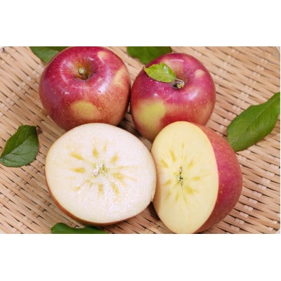 【2025年12月発送予定】平均糖度13度以上! おもてなし用葉とらずサンふじ 約3kg【配送不可地域：離島】