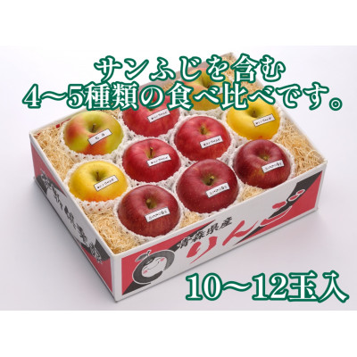 [令和6年産先行受付]お楽しみ♪青森県産りんご「サンふじ」他 食べ比べセット[離島・沖縄配送不可][配送不可地域:離島・沖縄県]