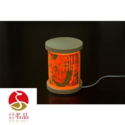 総青森ひば使用　青森ねぶた柄間接照明