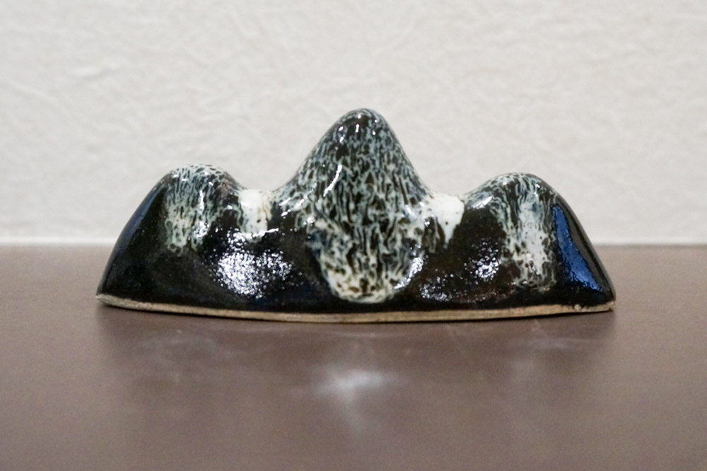 箸置き 津軽焼 岩木山箸置き 4個セット 工芸品 青森県弘前市 草邑