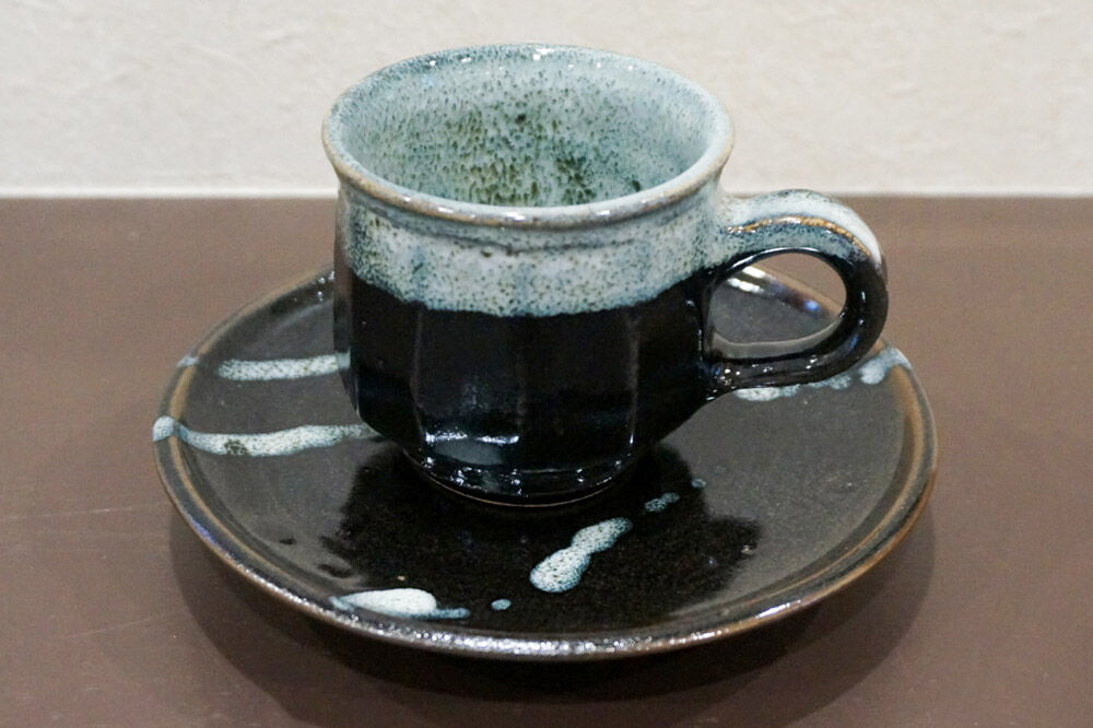 【寄附金額見直しました】コーヒーカップ 津軽焼 コーヒーカップセット（2セット）工芸品 青森県弘前市 草邑